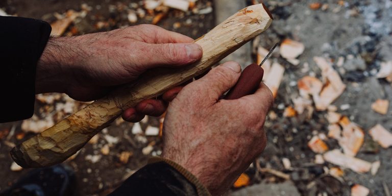 Wood Whittling at Hakeford Woods: Creativity, Conversation and Connection.